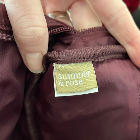 Summer & Rose Maroon Belt Bag Fanny Pack Crossbody Adjustable Strap New - Picture 3 of 12